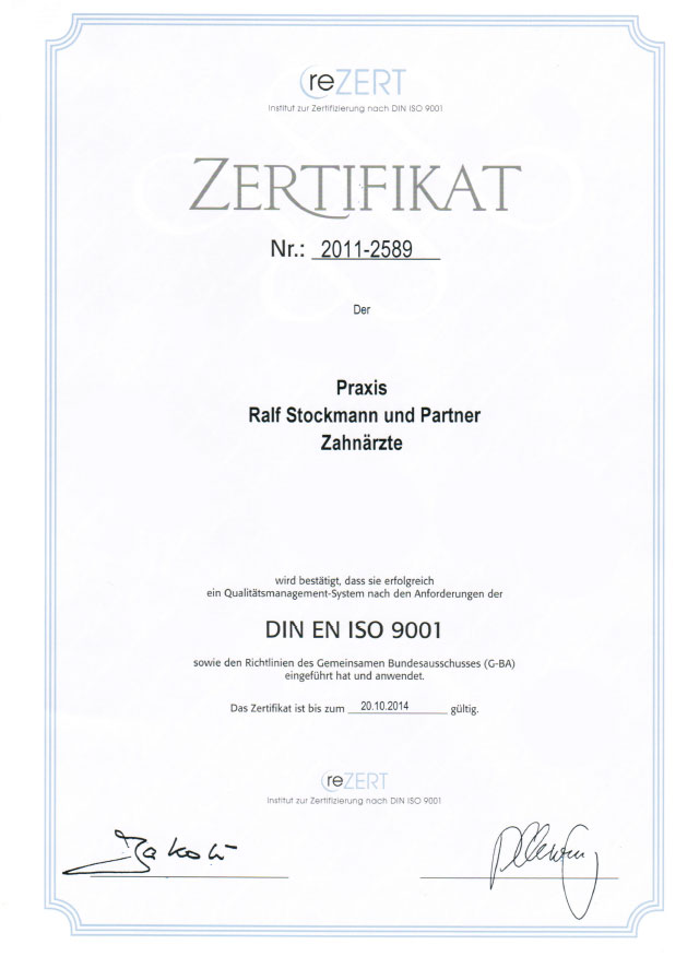 zertifikat 2014